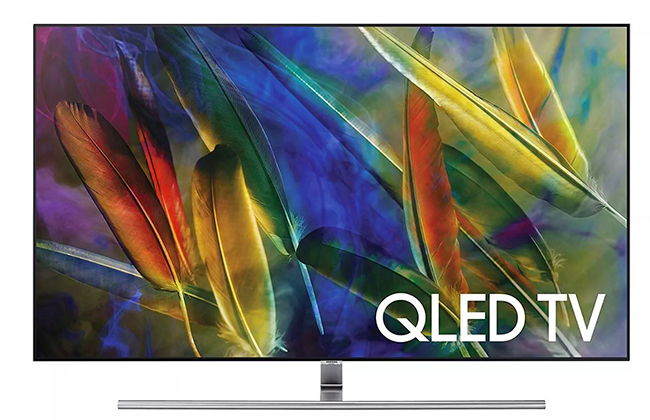 Пример телевизора Samsung Q7F серии Flat QLED Ultra HD