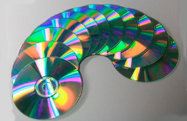 Разные типы компакт дисков